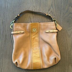 Leather Coach hobo purse
